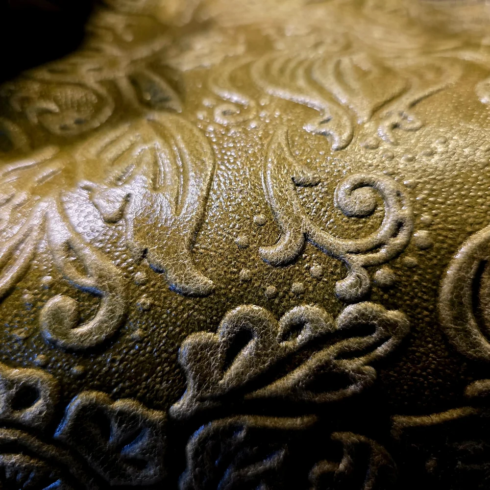 Elegant Olive Green Stella Bianca Italian Satchel NWOT - Picture 6 of 15